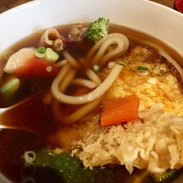 Seafood udon Seafood udon