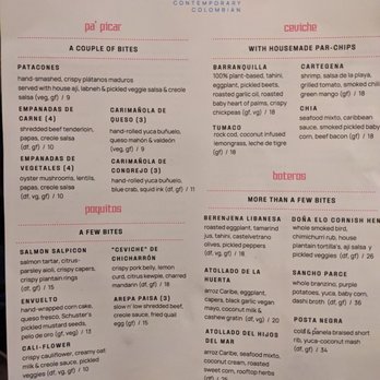 Parche - Food menu Jan 2023 - Colombian Near Me - Oakland, California Parche - Food menu Jan 2023 - Colombian Near Me - Oakland, California