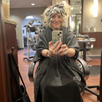 Salon Visage - Getting highlights - Hair Salons Near Me - Westfield, New Jersey