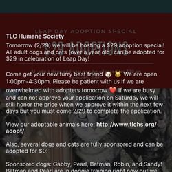 Tlc Humane Society