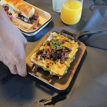 Oak & Ember - Smoked burnt ends fundido - Halal Near Me - Ontario, California