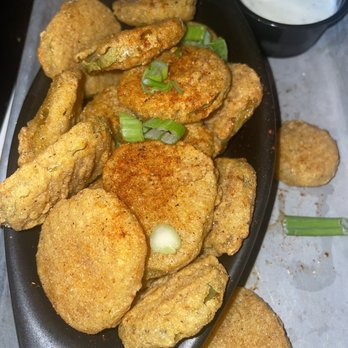 SmokeWorks - Fried Pickles - Barbeque Near Me - Bloomington, Indiana