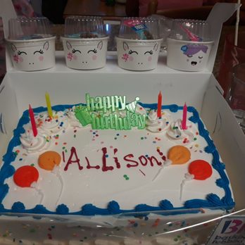 Baskin-Robbins - Personalize ice cream cake - Ice Cream & Frozen Yogurt Near Me - Tustin, California