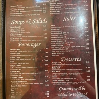 Indian Curry Palace - Menu - Indian Near Me - Tukwila, Washington