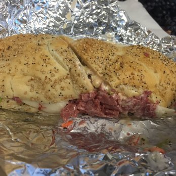 Sam LaGrassa's - Pastrami and corn beef combo on Italian bread. So good, almost 15$ - Delis Near Me - Boston, Massachusetts Sam LaGrassa's - Pastrami and corn beef combo on Italian bread. So good, almost 15$ - Delis Near Me - Boston, Massachusetts