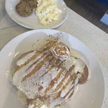 Broken Yolk Cafe - Churro French Toast, absolutely delicious, no syrup needed - Breakfast & Brunch Near Me - Rancho Cucamonga, California Broken Yolk Cafe - Churro French Toast, absolutely delicious, no syrup needed - Breakfast & Brunch Near Me - Rancho Cucamonga, California