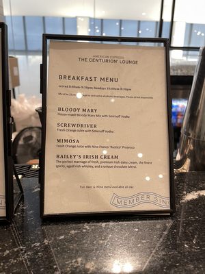 Menu photo 5 The Centurion Lounge East Elmhurst, NY Menu photo 5 The Centurion Lounge East Elmhurst, NY