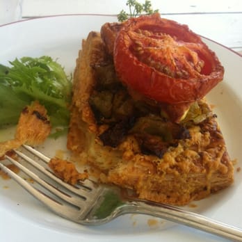 Little and Friday - Walnut pesto and tomato tart. - Coffee & Tea Near Me - Auckland, AUK Little and Friday - Walnut pesto and tomato tart. - Coffee & Tea Near Me - Auckland, AUK