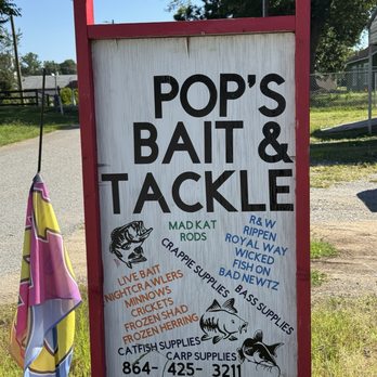 Pop's Bait and Tackle - Signage. - Hunting & Fishing Supplies Near Me - Blacksburg, South Carolina Pop's Bait and Tackle - Signage. - Hunting & Fishing Supplies Near Me - Blacksburg, South Carolina