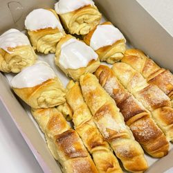 Joseph's Bakery - My favorites! Sugar croissants and rolls with white icing