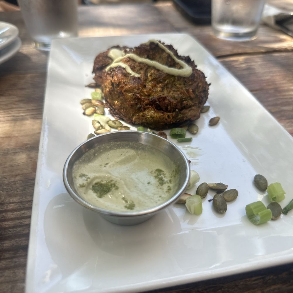 Rice fritters. Rice fritters.