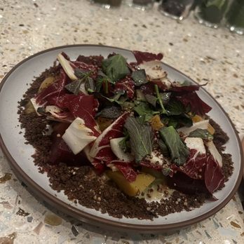 Copra - Salt baked beet salad - Indian Near Me - San Francisco, California Copra - Salt baked beet salad - Indian Near Me - San Francisco, California