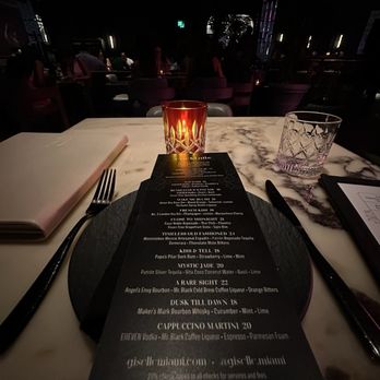 Giselle Miami - Menu - Mediterranean Near Me - Miami, Florida