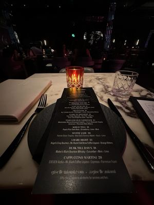 Menu photo 5 Giselle Miami Miami, FL