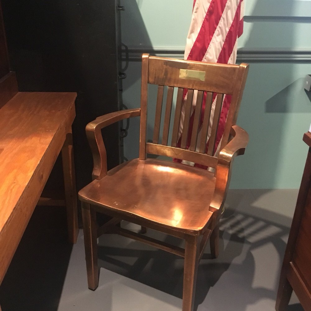 Andy Griffith Museum - Barney's bronzed chair - Museums Near Me - Mount Airy, North Carolina Andy Griffith Museum - Barney's bronzed chair - Museums Near Me - Mount Airy, North Carolina