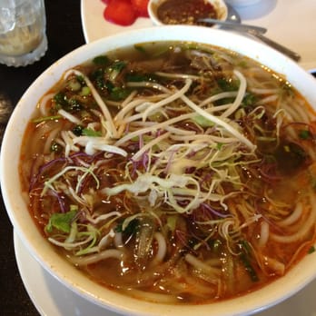 Goji Kitchen - Spicy lemongrass beef noodle soup. SO good. - Asian Fusion Near Me - Santa Rosa, California