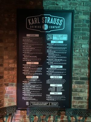 Menu photo 8 Karl Strauss Brewing Company Corona, CA Menu photo 8 Karl Strauss Brewing Company Corona, CA