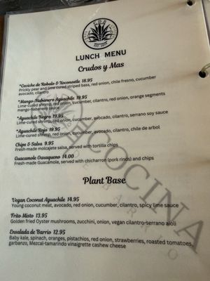 Menu photo 2 Cocina De Barrio San Diego, CA
