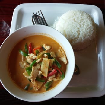 Thai 2 Go - Red curry with chicken. - Thai Near Me - Dallas, Texas Thai 2 Go - Red curry with chicken. - Thai Near Me - Dallas, Texas