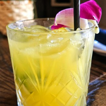 Maxine's Bistro & Bar - Passion Fruit Caipirinha. Yummy! - New American Near Me - Miami Beach, Florida