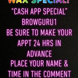 Emergency Brow &  Lash Boutique - Wax Special! LIMITED TIME ONLY!
