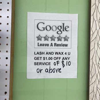 Lash & Wax 4 U - Yelp is better than Google ... I'm gonna have to talk to them about this. - Waxing Near Me - Center Point, Alabama Lash & Wax 4 U - Yelp is better than Google ... I'm gonna have to talk to them about this. - Waxing Near Me - Center Point, Alabama