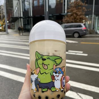 The Moo Bar - Brown Sugar Milk Tea - Desserts Near Me - Seattle, Washington