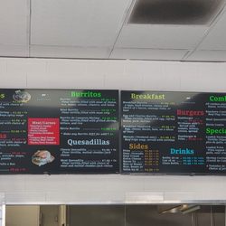 Tacos Gonzalez - The menu