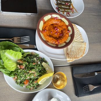 Arabisk Mediterranean Cuisine - Tabule, mhamara grape leaves - Mediterranean Near Me - Prince Rupert, British Columbia Arabisk Mediterranean Cuisine - Tabule, mhamara grape leaves - Mediterranean Near Me - Prince Rupert, British Columbia