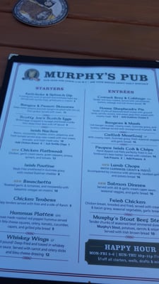 Menu photo 3 Murphy's Pub Seattle, WA