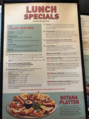 Menu photo 7 El Fenix Irving, TX