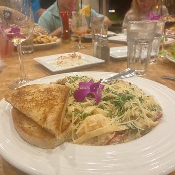Island Lava Java - Shrimp Carbonara - American Near Me - Kailua Kona, Hawaii Island Lava Java - Shrimp Carbonara - American Near Me - Kailua Kona, Hawaii