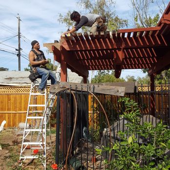 Caldwell Construction - Caldwell Construction crew repairs patio structure. - General Contractors Near Me - Sacramento, California Caldwell Construction - Caldwell Construction crew repairs patio structure. - General Contractors Near Me - Sacramento, California
