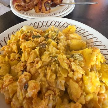 Waffle House - Cheese 'n Eggs with Bacon Holy macaroni this was delicious. - Diners Near Me - Grand Bay, Alabama Waffle House - Cheese 'n Eggs with Bacon Holy macaroni this was delicious. - Diners Near Me - Grand Bay, Alabama