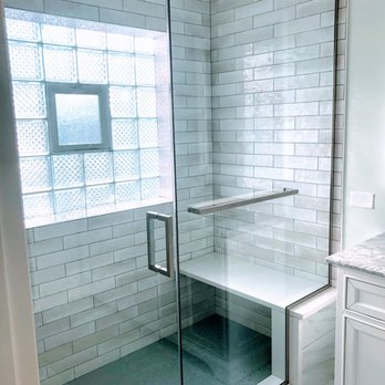 BBurnBuilders - After: Primary Bathroom Wall Length Shower - General Contractors Near Me