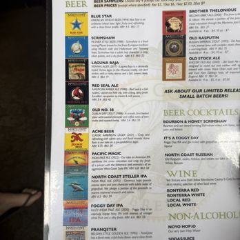 The Pub at North Coast Brewing - Beer menu - Pubs Near Me - Fort Bragg, California The Pub at North Coast Brewing - Beer menu - Pubs Near Me - Fort Bragg, California