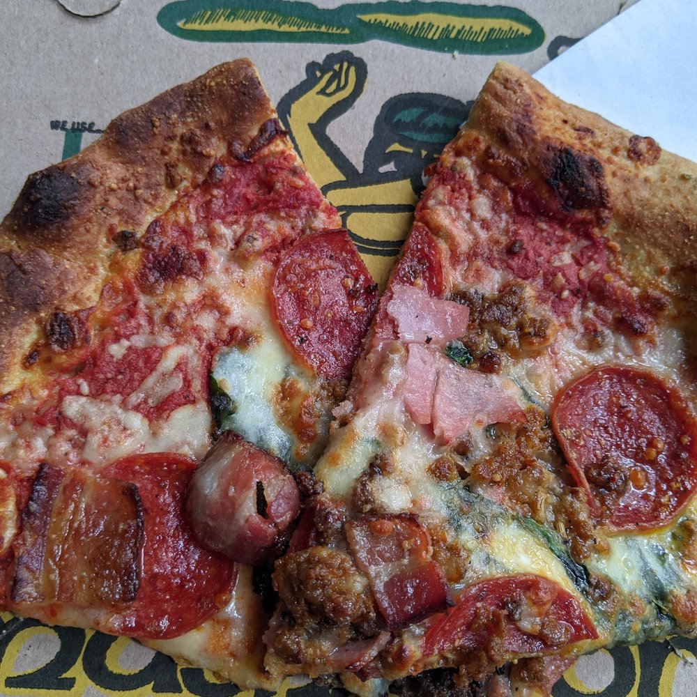 Mellow Mushroom - Italian Sausage,Ham, Pepperoni,Bacon - Pizza Near Me - Fort Worth, Texas Mellow Mushroom - Italian Sausage,Ham, Pepperoni,Bacon - Pizza Near Me - Fort Worth, Texas