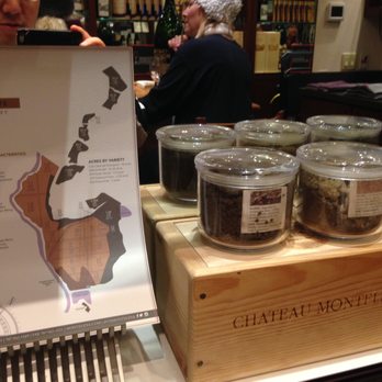 Chateau Montelena - Swag at the Chateau Montelena Winery Tasting Room in Westin St. Francis Hotel in San Francisco. - Wine Tasting Room Near Me - San Francisco, California