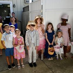 St. Bartholomew's Episcopal Church - St. Bart children before the Easter egg hunt
