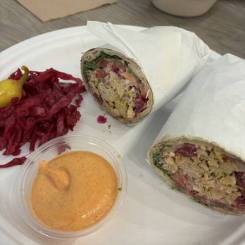 Grillers Mediterranean Kitchen - Fire Feta Chicken Wrap - Mediterranean Near Me - Glendale, California