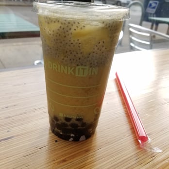 Fuku Tea - I would recommend  honeydew with black tea and basil seed (light sweet), which is my favorite for now. - Coffee & Tea Near Me - Pittsburgh, Pennsylvania