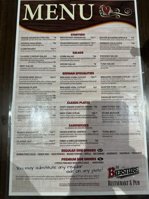 Menu photo 2 Phoenix Club Brea, CA