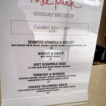 Rose Park Roasters - new Sunday brunch! (Exact menu may vary, it sounds like. Last Sunday was the first week they did this.) - Coffee & Tea Near Me - Long Beach, California Rose Park Roasters - new Sunday brunch! (Exact menu may vary, it sounds like. Last Sunday was the first week they did this.) - Coffee & Tea Near Me - Long Beach, California