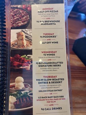 Menu photo 3 BJ's Restaurant & Brewhouse Avon, IN