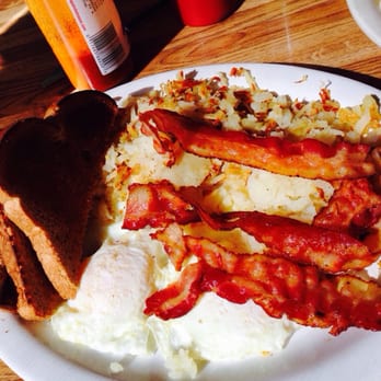 Peanuts Deluxe Cafe - Bacon & 2 Eggs - delish! - Diners Near Me - San Jose, California Peanuts Deluxe Cafe - Bacon & 2 Eggs - delish! - Diners Near Me - San Jose, California