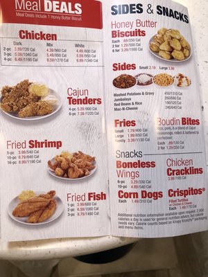 Menu photo 1 Krispy Krunchy Chicken Pleasant Hill, OR Menu photo 1 Krispy Krunchy Chicken Pleasant Hill, OR