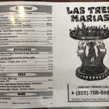 Las 3 Maria's Restaurant - Mexican Near Me - Antioch, California Las 3 Maria's Restaurant - Mexican Near Me - Antioch, California
