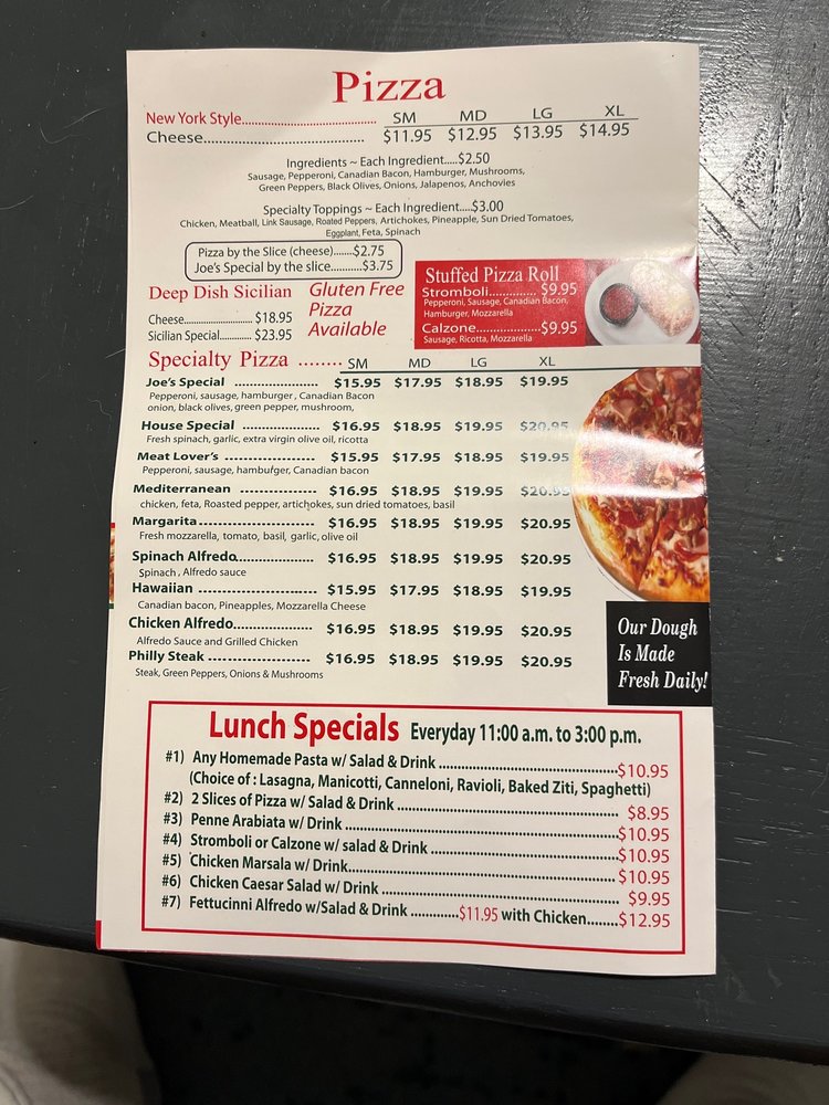 Joe's Pizza Pasta & Subs