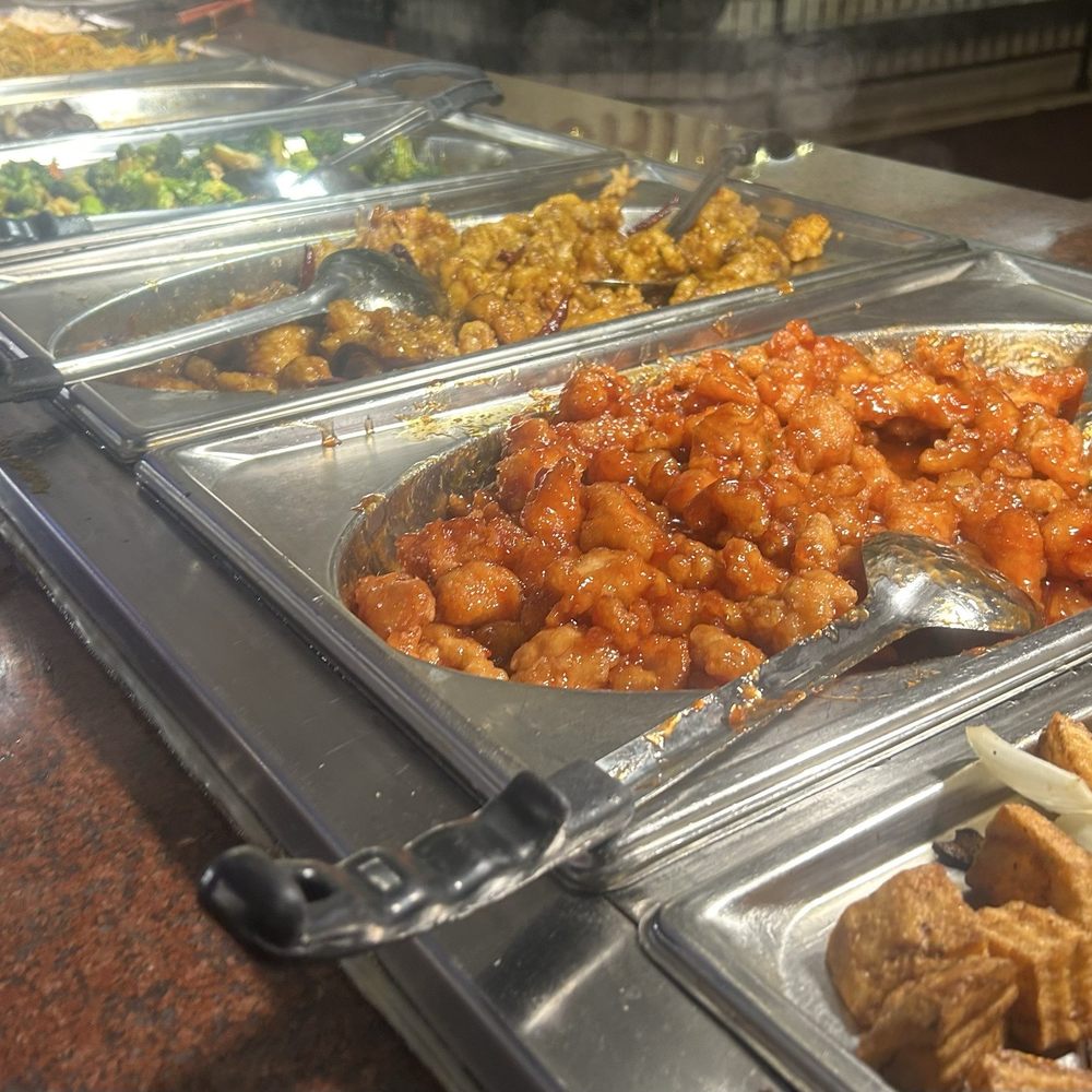 Hibachi Grill and Sushi Buffet - American foods, including french fries, pasta, and cooked vegetables. - Chinese Near Me - Lansing, Michigan Hibachi Grill and Sushi Buffet - American foods, including french fries, pasta, and cooked vegetables. - Chinese Near Me - Lansing, Michigan