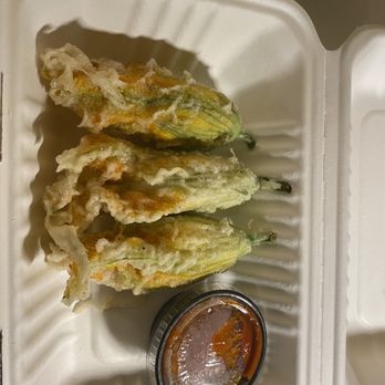 Crossroads Kitchen - Zucchini blossoms - Vegan Near Me - Las Vegas, Nevada